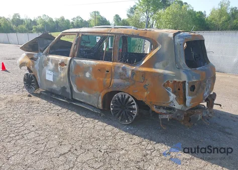 2023 Nissan Armada Platinum 2Wd из США, поврежденный, VIN JN8AY2DA2P9403242